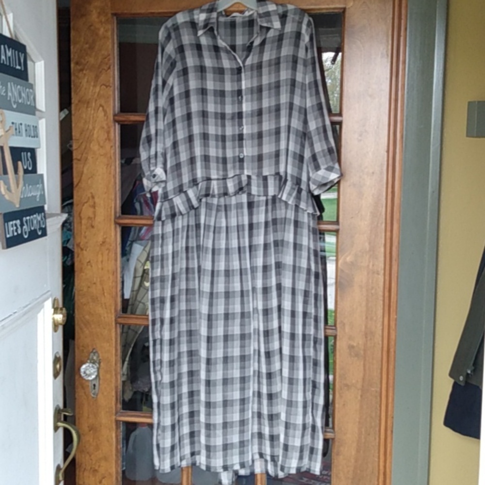 "in" sheer dress